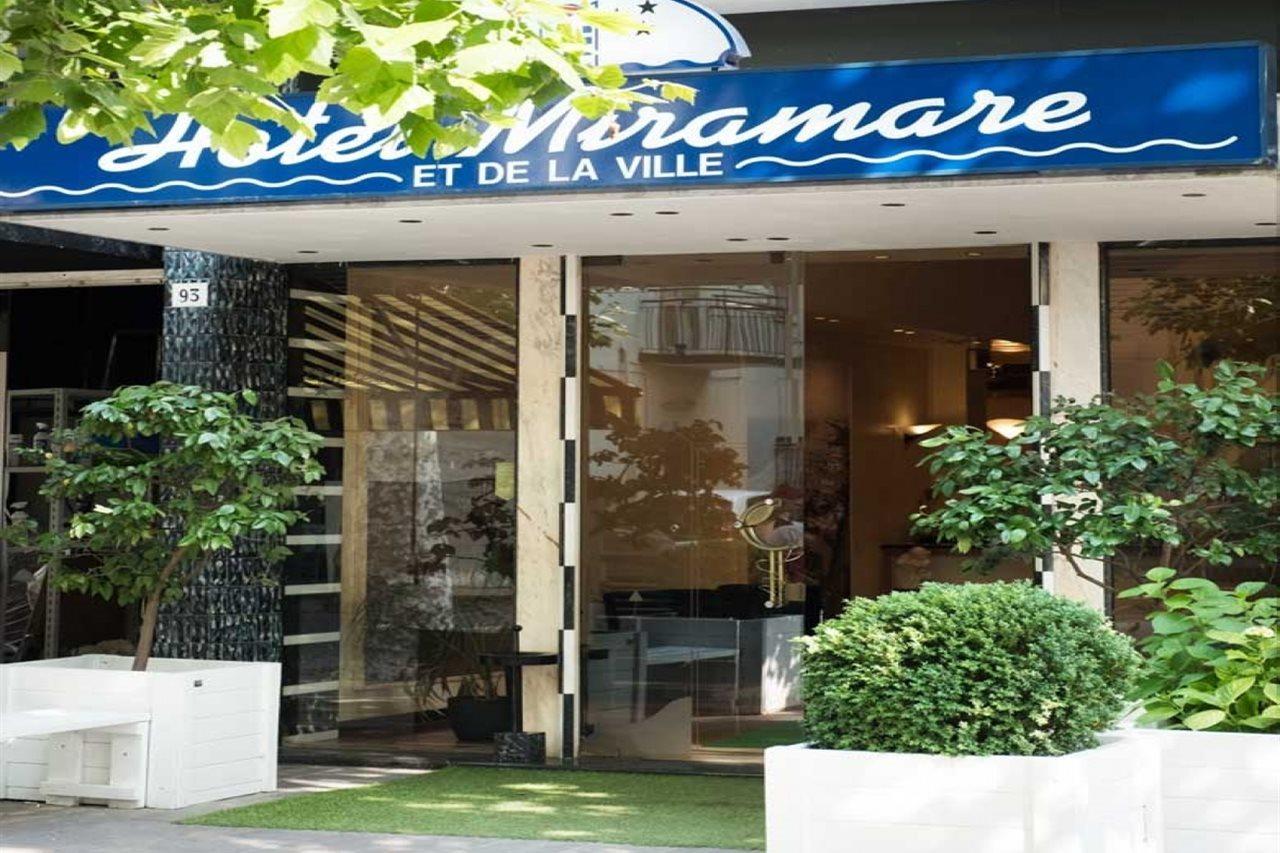 Hotel Miramare Et De La Ville Rimini Exterior foto